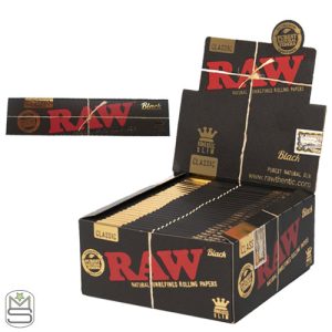RAW - Black King Size Slim Rolling Papers