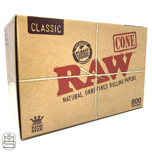 RAW - King Size Pre-Rolled Cones 800