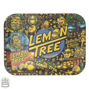 Lemon Tree Rolling Tray - Lemon Blue Dot