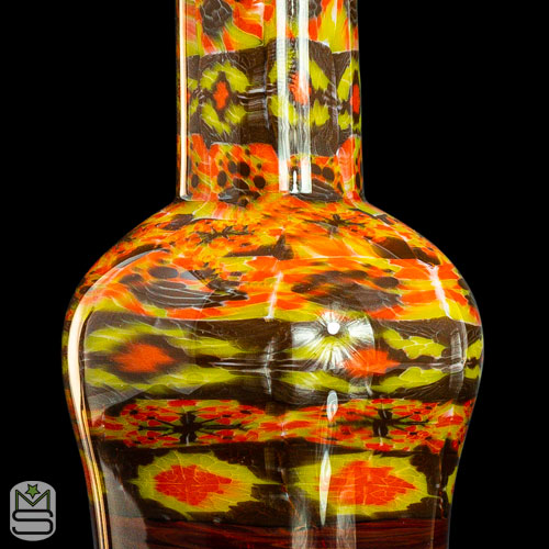 Crunklestein Glass - Dab Rig - Orange/Brown