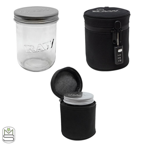 Raw Mason Mason Jar & Cozy Raw Mason Mason Jar & Cozy