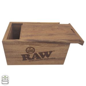 RAW – Acacia Slide Top Wood Box
