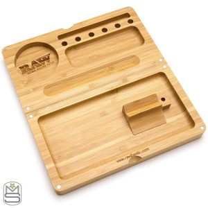 RAW - Bamboo Flip Magnet Rolling Tray