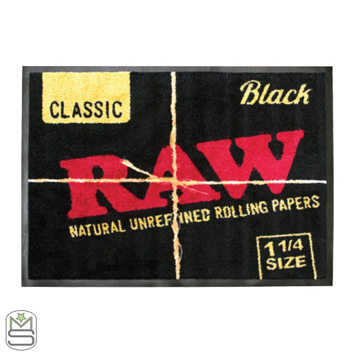 RAW Black Floor Mat - 1 1/4 RAW Black Floor Mat - 1 1/4