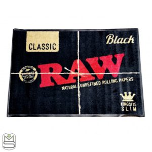 RAW Black Floor Mat - King Size Slim