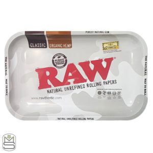 RAW Camo Rolling Tray - Gray