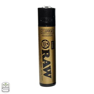 RAW Clipper Lighter Gold & Black