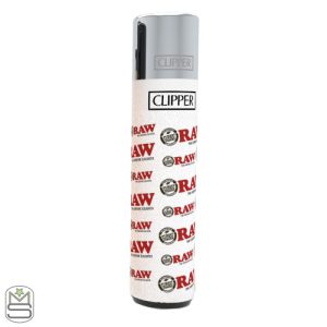 RAW Clipper Lighter White Mini Logo