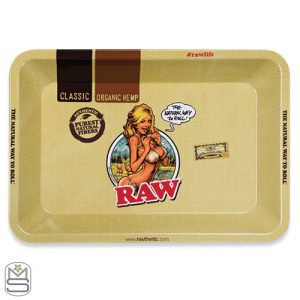 RAW Girl Rolling Tray - Mini