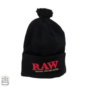 RAW PomPom Hat - Black