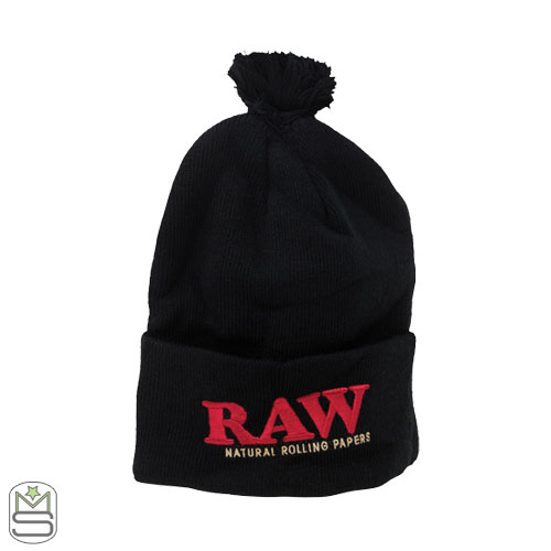 RAW PomPom Hat – Black RAW PomPom Hat - Black