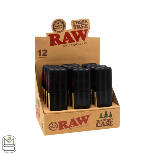 RAW - Three Tree Triple Pre-roll Case RAW - Three Tree Triple Pre-roll Case