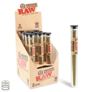 RAW Pressed Bud Wrap King Size Cone